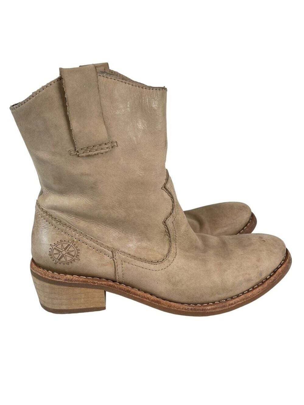Bussola Goodyear Welted The Original Tan Ankle Boot Size 6 Euro 37 Low Heeled